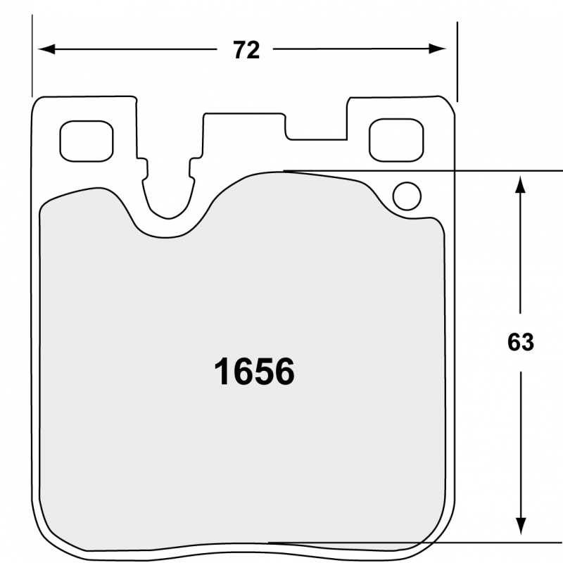 Endurance compound with less wear. Race brake pads - BMW F Series
inc M2, M3 + M4
rear pad